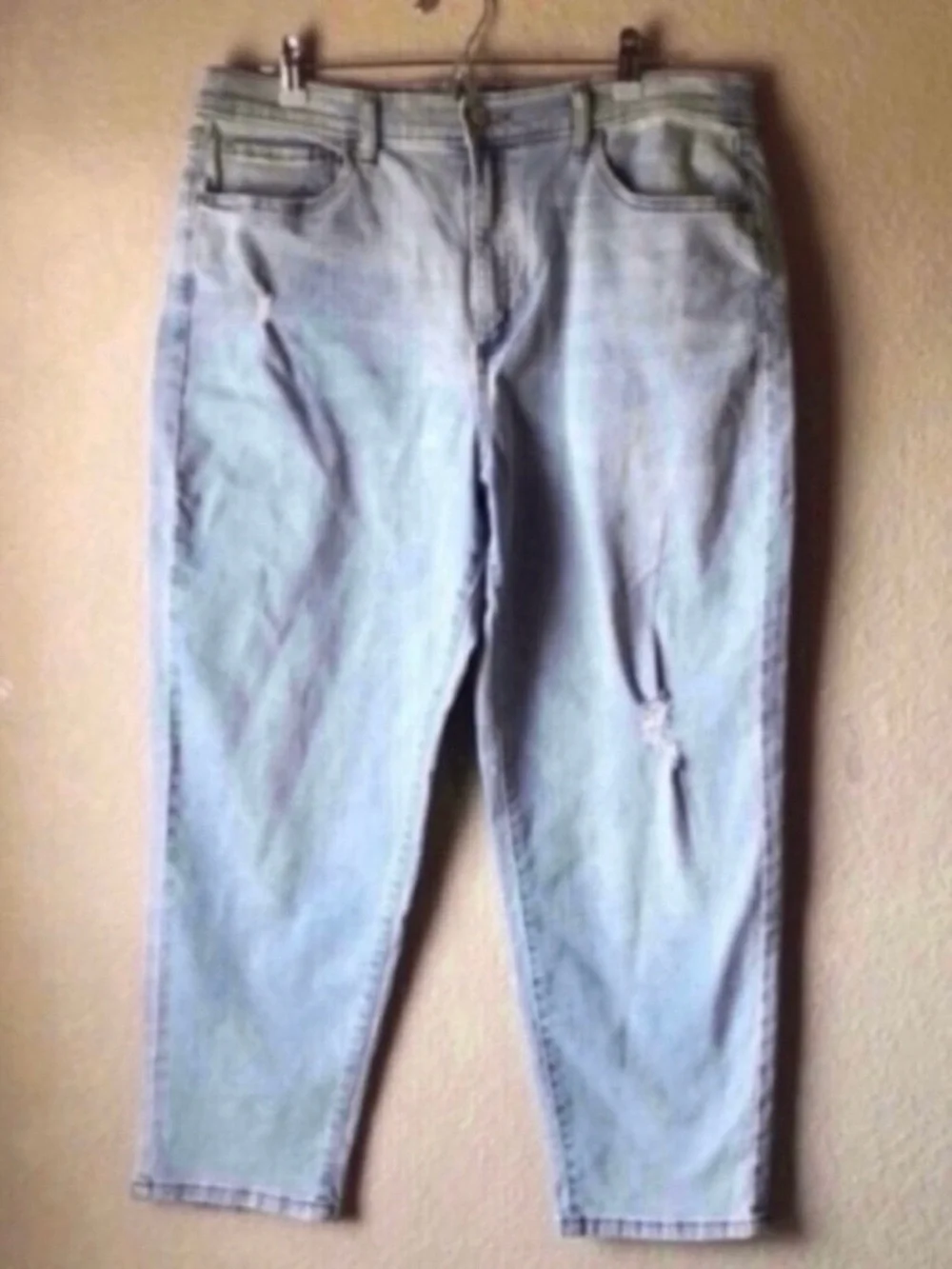 New Sonoma Jeans Light Wash Blue High Rise Denim Mom Jeans Casual Women’s 14R